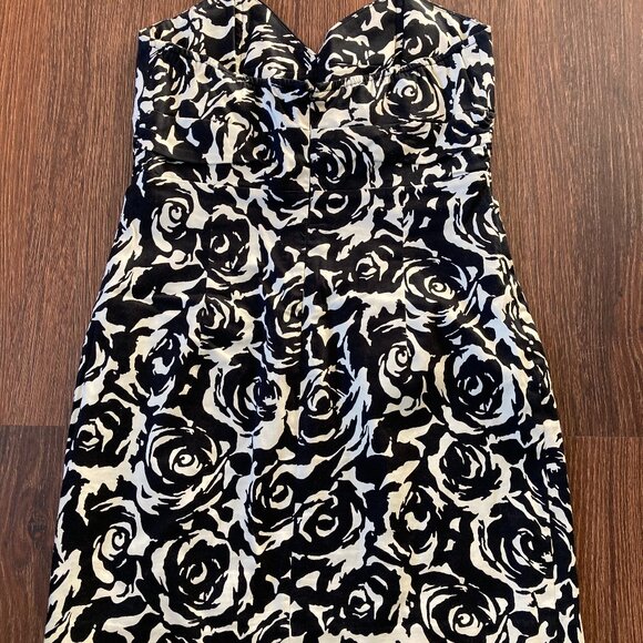 Forever 21 Women's Size Medium Strapless Black and White Cocktail Dress - Picture 3 of 5